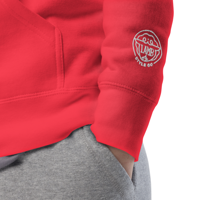 Pioneers Embroidered Red Hoodie