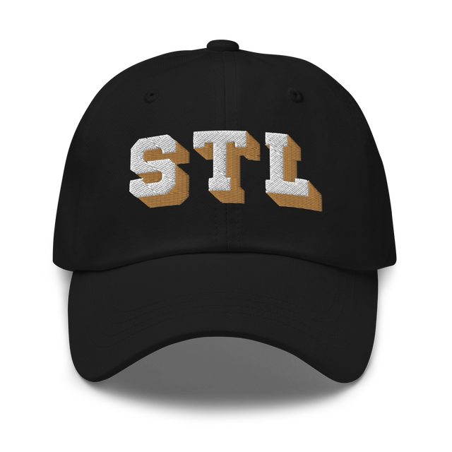 STL Block Shadow White/Gold Ballcap