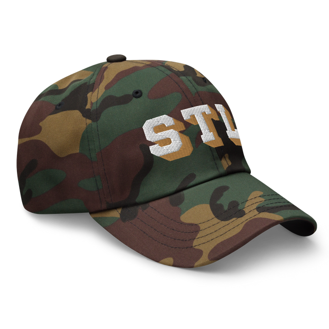 STL Block Shadow White/Gold Ballcap