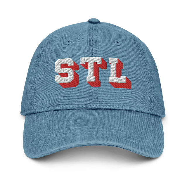 STL Block Shadow Denim Ballcap