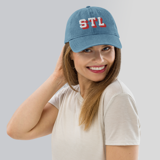 STL Block Shadow Denim Ballcap