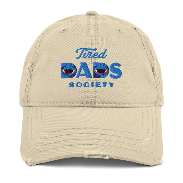 Tired Dads Society Distressed Dad Hat