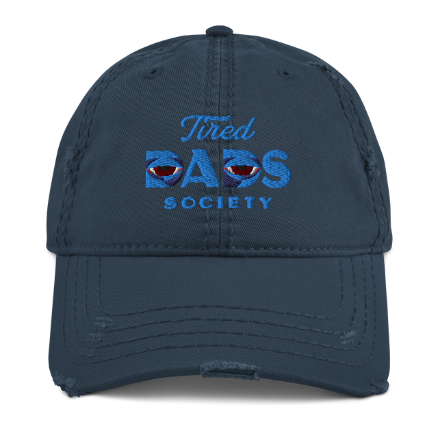 Tired Dads Society Distressed Dad Hat