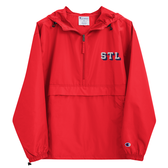 STL Block Shadow Champions Pullover Jacket Red