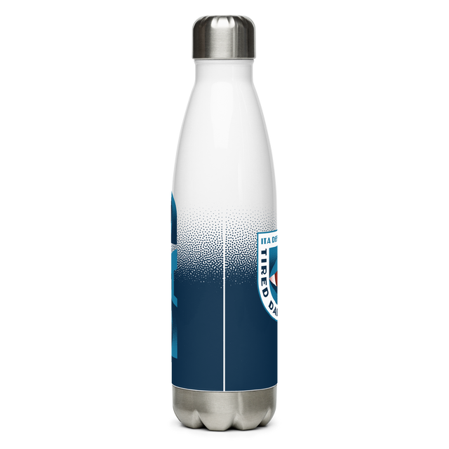 Tired Dads Society Stainless Steel Water Bottle