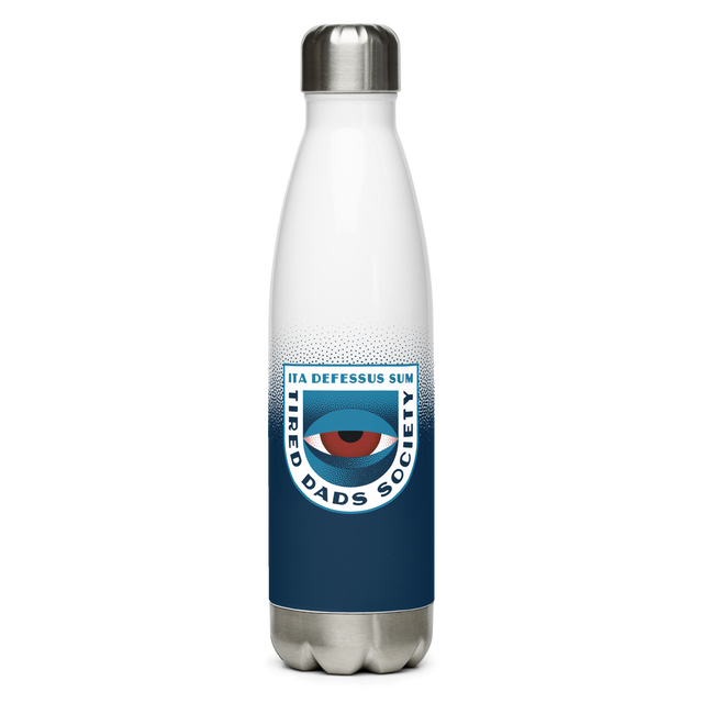 Tired Dads Society Stainless Steel Water Bottle