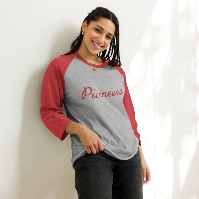 Pioneers Script Baseball T-Shirt