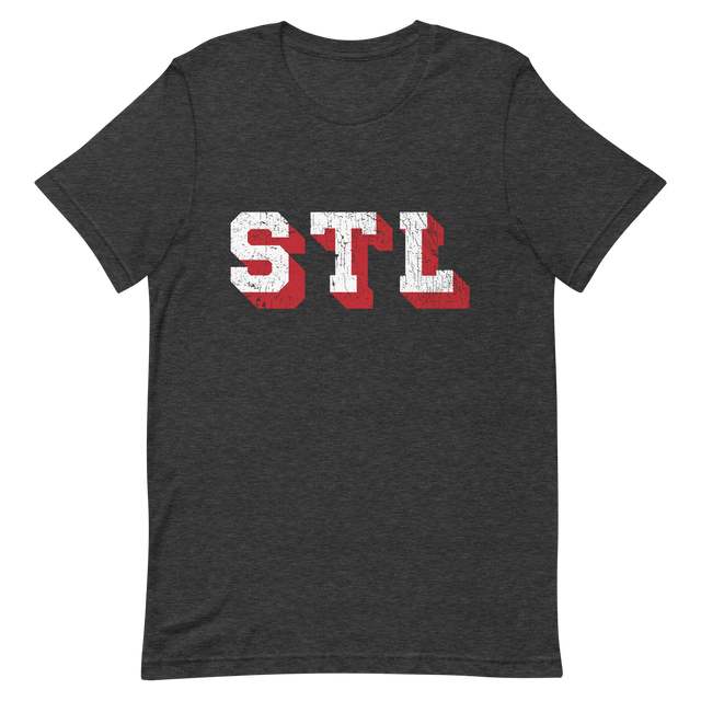 STL Block Shadow White/Red Blue T-Shirt