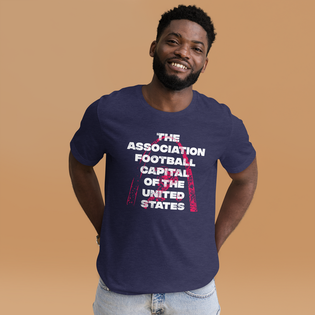 Association Football Capital T-Shirt Navy