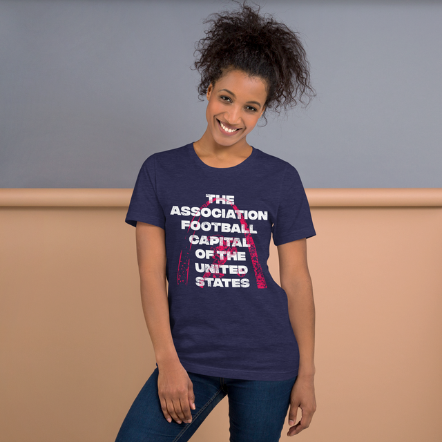 Association Football Capital T-Shirt Navy