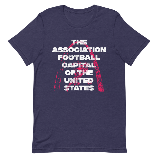 Association Football Capital T-Shirt Navy