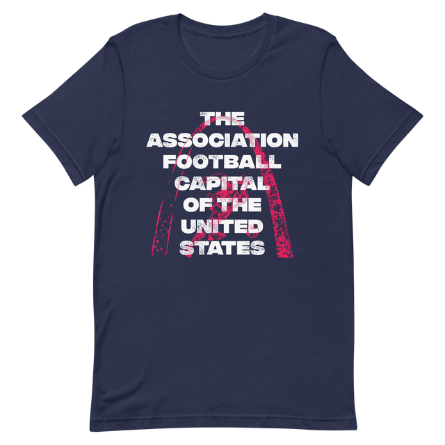 Association Football Capital T-Shirt Navy