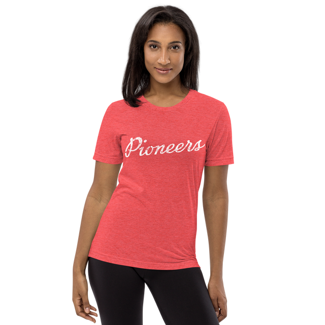 Pioneers Script T-Shirt - Red