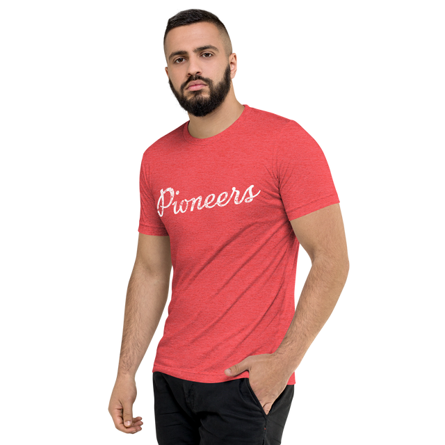 Pioneers Script T-Shirt - Red