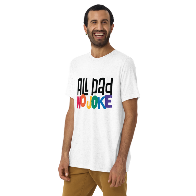 All Dad No Joke T-Shirt White