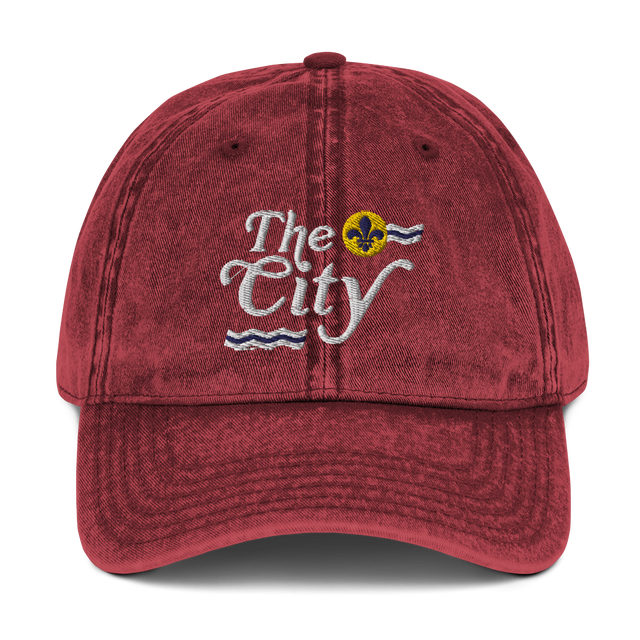 The City Vintage Twill Cap