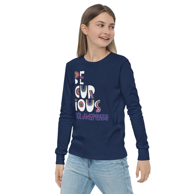 Be Curious Not Judgmental Youth Long Sleeve T-Shirt